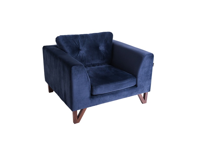 Fotel Willy 110x97x68 Aronia/Orzech