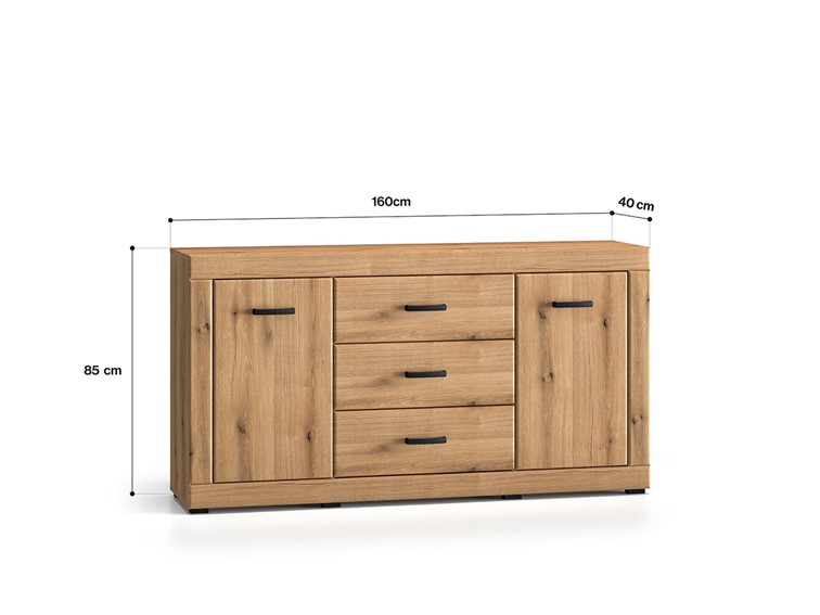 Komoda DORA 04 Dąb Evoke