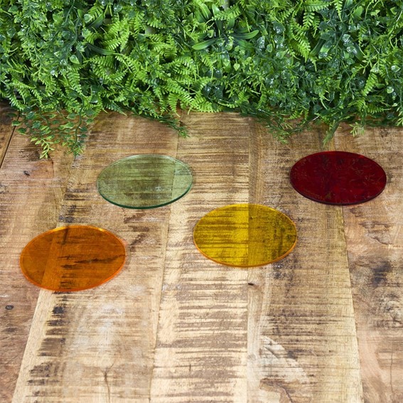 Zestaw 4 Podkładek pod Szklankę Wielokolorowy