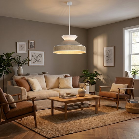 Lampa Wisząca SIESTA 1 Brązowy