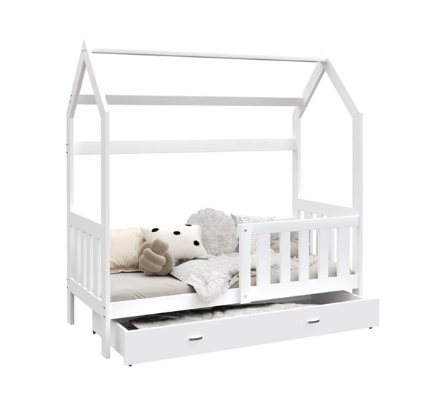 Łóżko Domek ELLIE 80x160 Biały