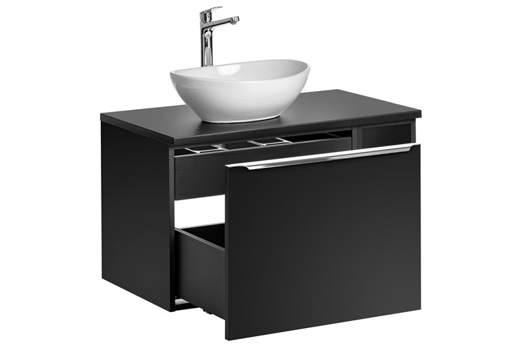 Zestaw Mebli Łazienkowych SFBL B UN.LOLA GW 80cm Czarny