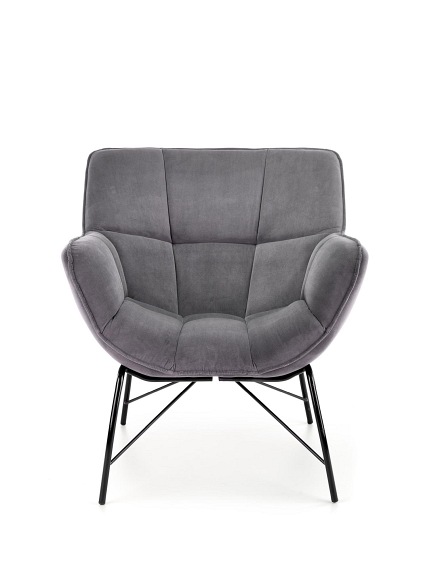 Fotel Wypoczynkowy BELTON Popielaty