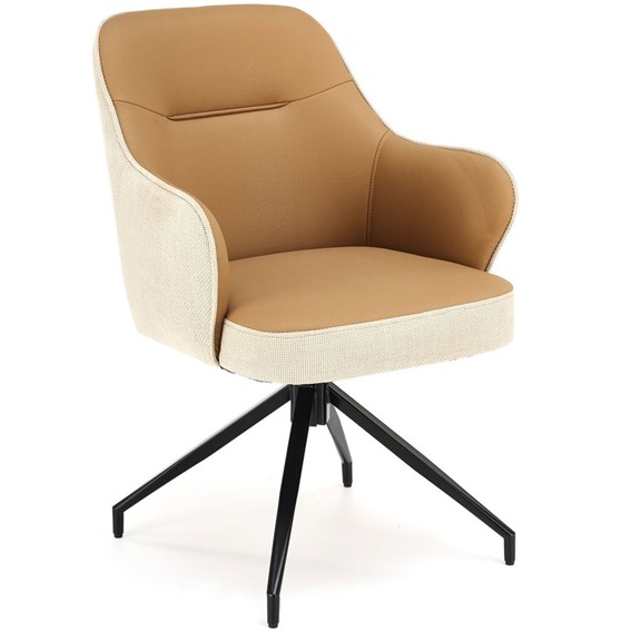 Krzesło K527 Beżowy/Brązowy