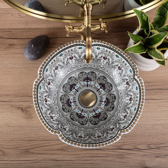 Umywalka Nablatowa ASANTI Wielokolorowy