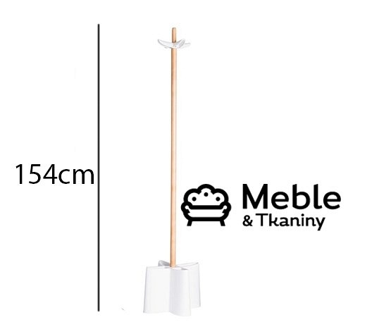 Wieszak PRIMO 154cm Buk/Biały