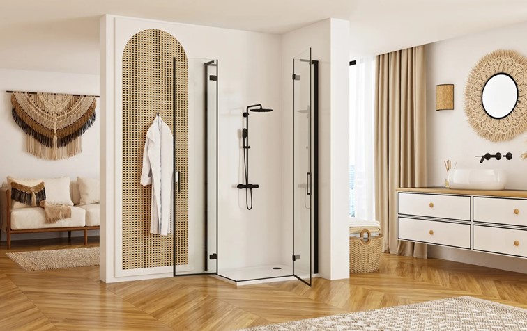 Kabina Prysznicowa HUGO 80x80 Czarny