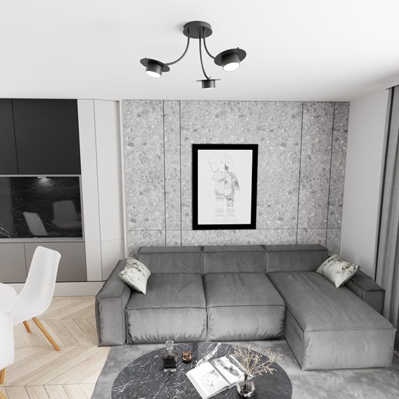 Lampa Sufitowa ENSO 3 Czarny