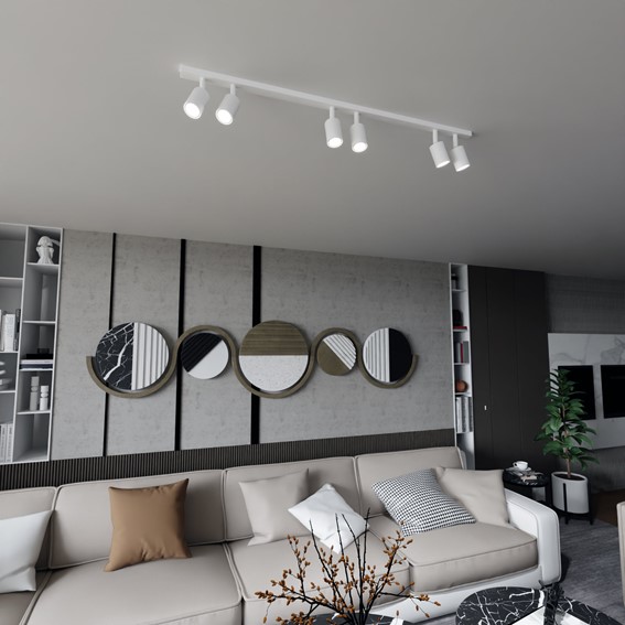 Lampa Sufitowa FLASH 6 Biały