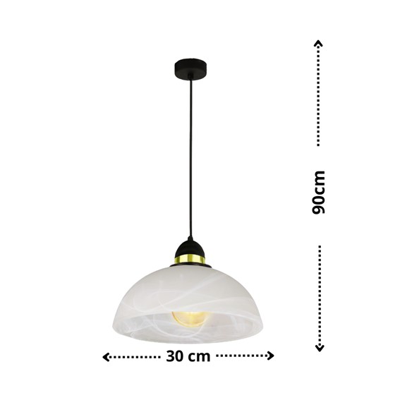 Lampa Wisząca MERCURE B Biały