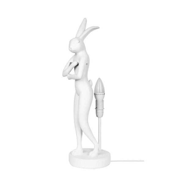 Lampa Stołowa RABBIT 68cm Biały/Różowy