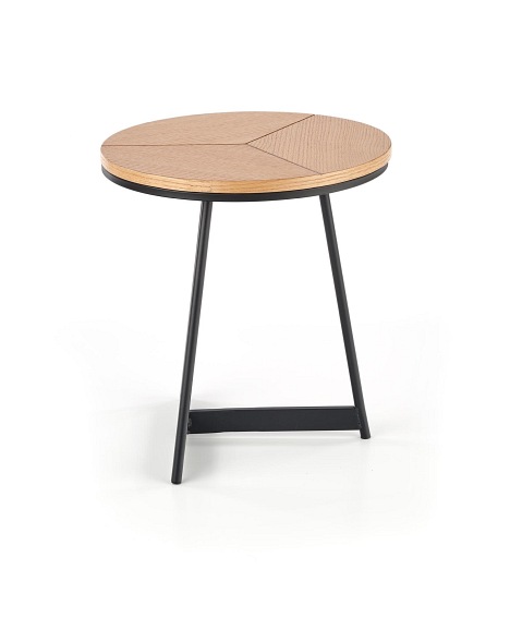 Ława KARIDA-S fi45 Dąb Naturalny/Czarny