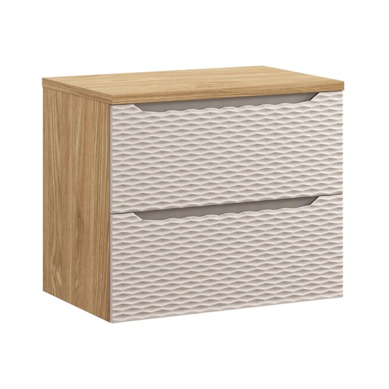 Zestaw Meblowy OCEAN 70cm Beż/Dąb Olejowany