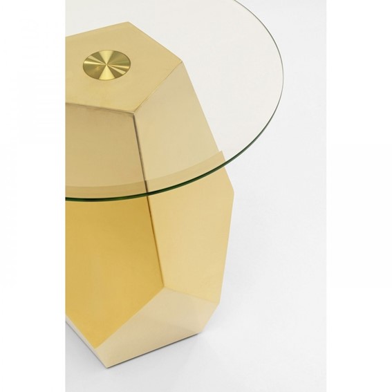 Stolik RICCHEZZA fi45 Złoty