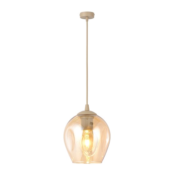 Lampa Wisząca ISTAR 1 Beżowy/Miodowy