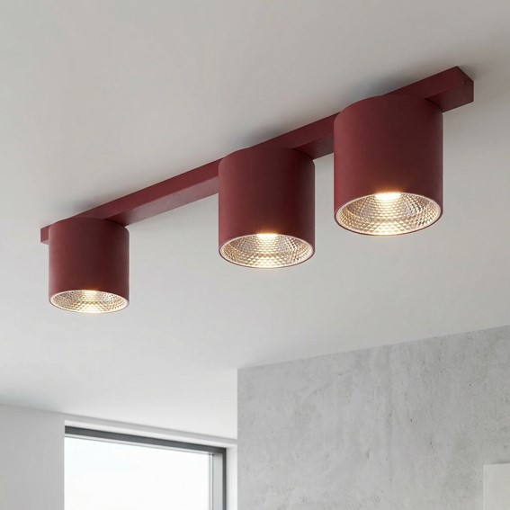 Lampa Sufitowa NANO 3 Burgundowy