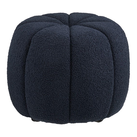Pufa PAISLEY Granatowy