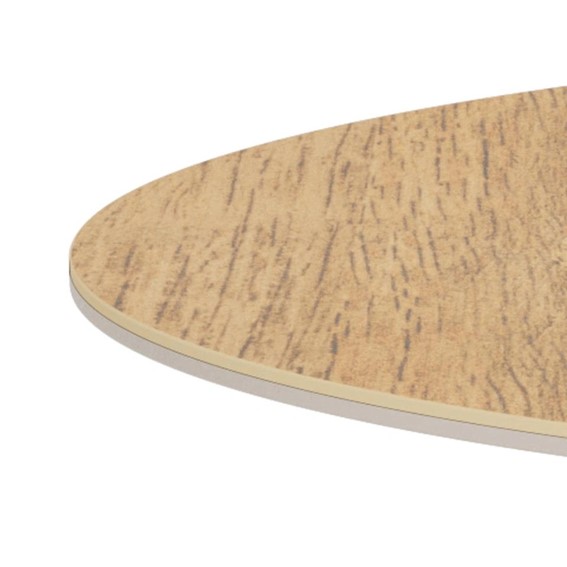 Stół HEAVEN fi119 Dąb Naturalny/Kaszmir