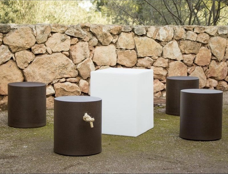 Lampa ogrodowa Cuby 53 Biała, LED Zasil. Przewodowe