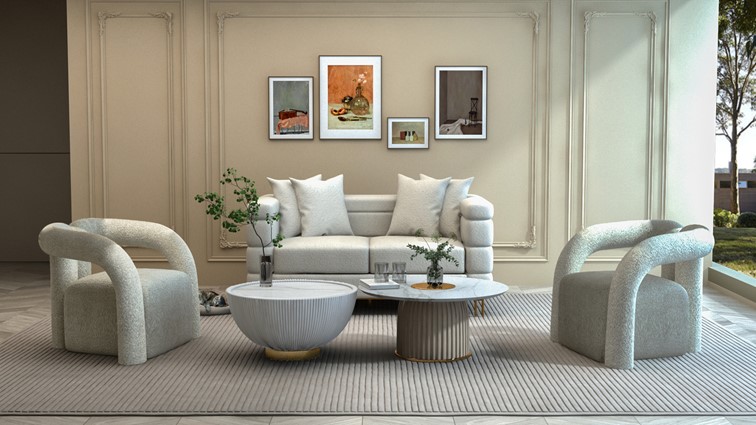 Sofa NUA N49-1 Biały