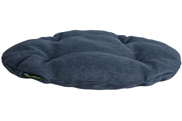 Okrągła Poduszka na Krzesło Ofelia 36cm Granatowy