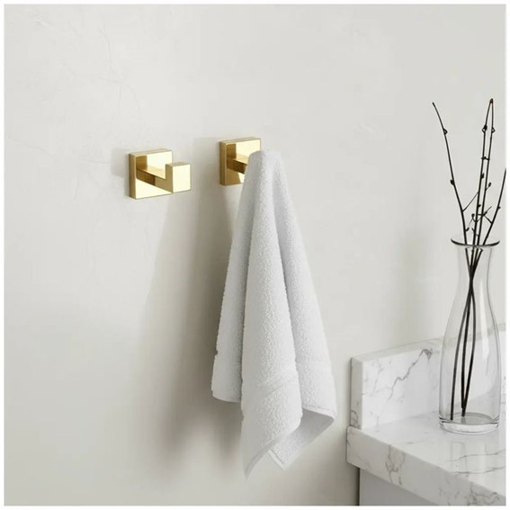 Komplet Wieszaków Łazienkowych RIO Złoty