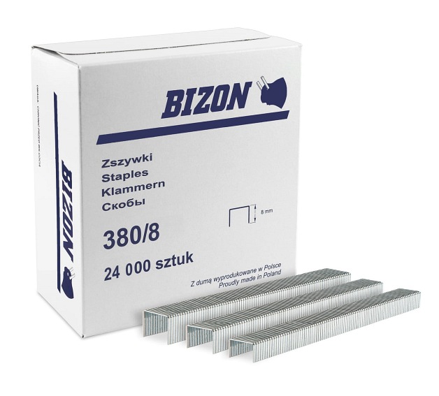 Zszywki Tapicerskie Bizon 380/08 24000 szt.