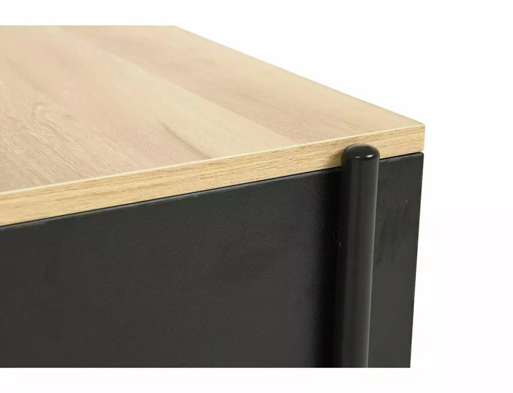 Ława KARINA A 60x90 Dąb/Czarny Mat
