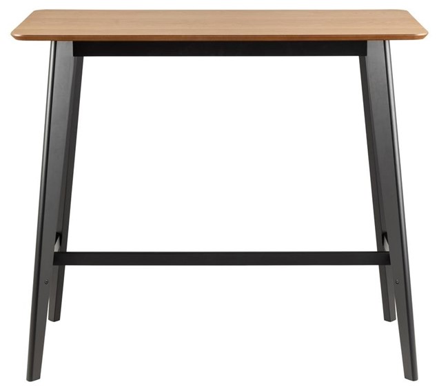 Stół Barowy ROXBY Czarny/Naturalny