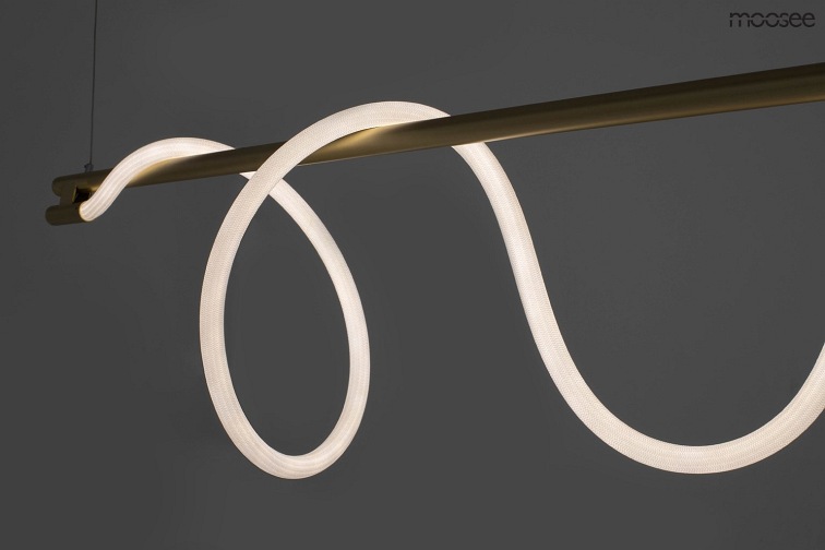 Lampa Wisząca SERPIENTE 120 Złoty