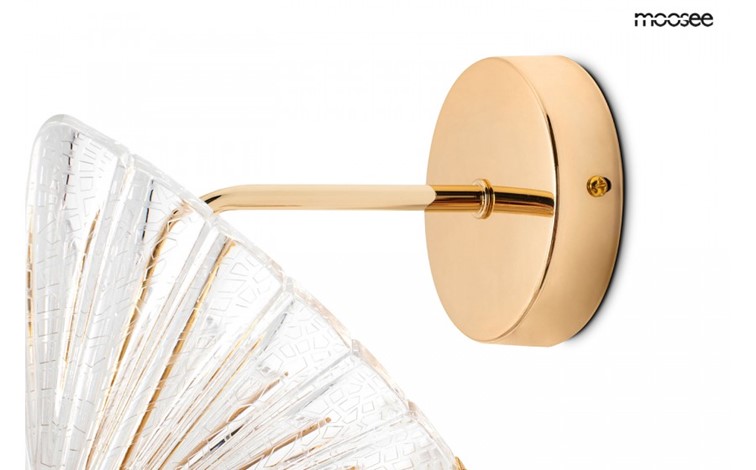 Lampa Ścienna BUTTERFLY S Złoty