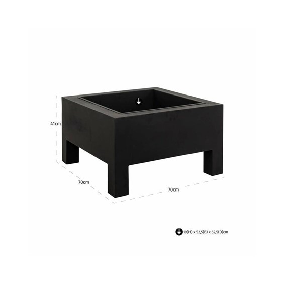 Palenisko Ogrodowe NERIUM Czarny