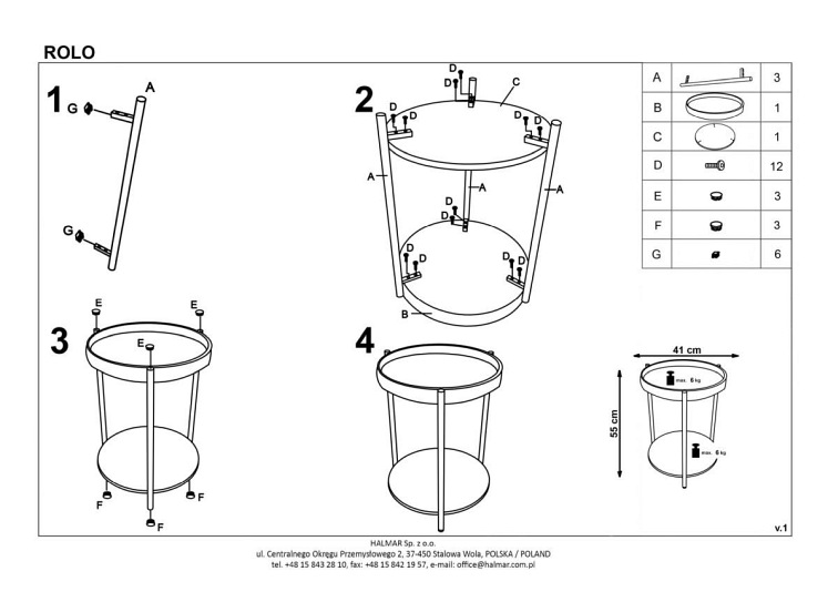 ława ROLO czarny / dąb naturalny