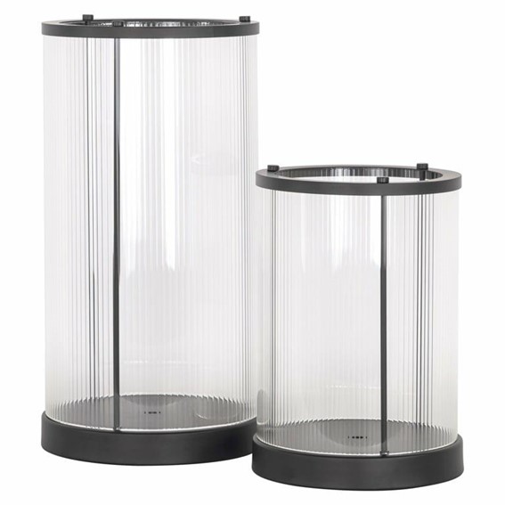 Świecznik DAYENE L Czarny