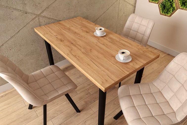 Stół ST(B)-FX 67x101 I Dąb Artisan/Czarny