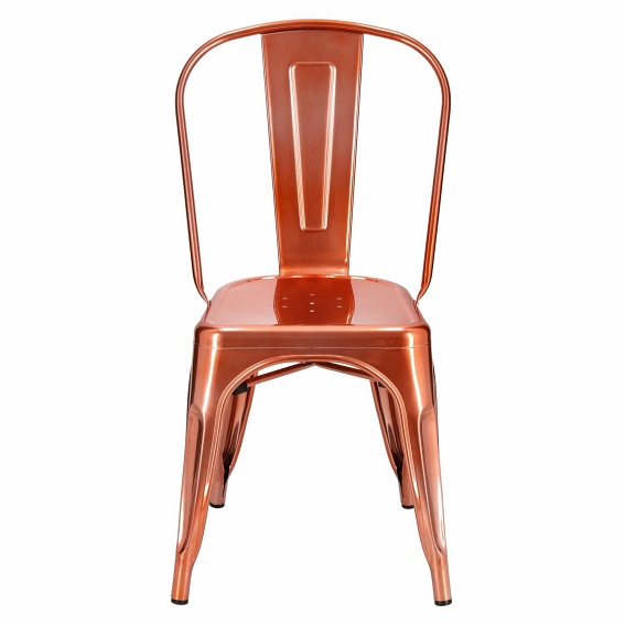 Krzesło PARIS Miedziane insp. Tolix