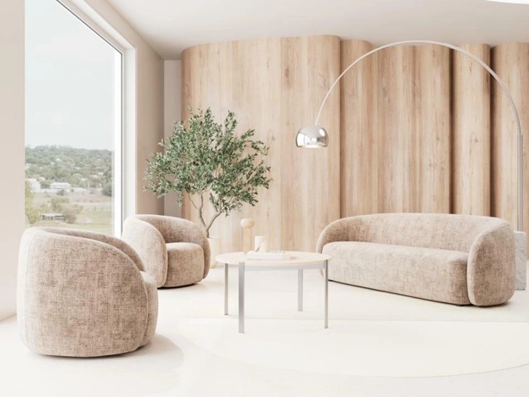 Fotel Obrotowy LODI Beżowy