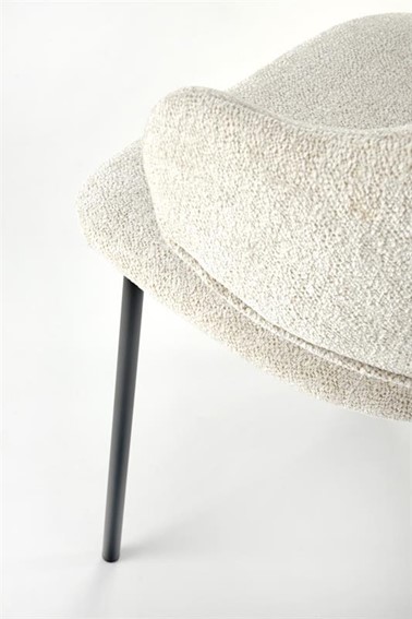 Krzesło K497 Czarny/Kremowy