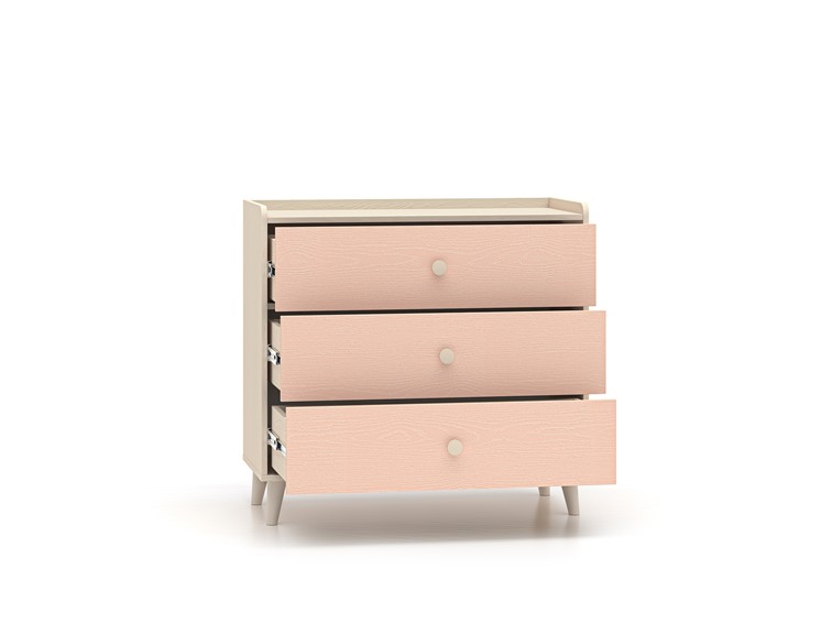 Komoda MEVEL 06 Beżowy/Róż