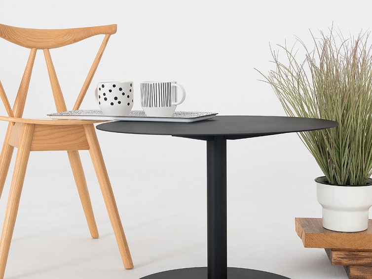 Stolik Kawowy OSCAR METAL 60 Czarny