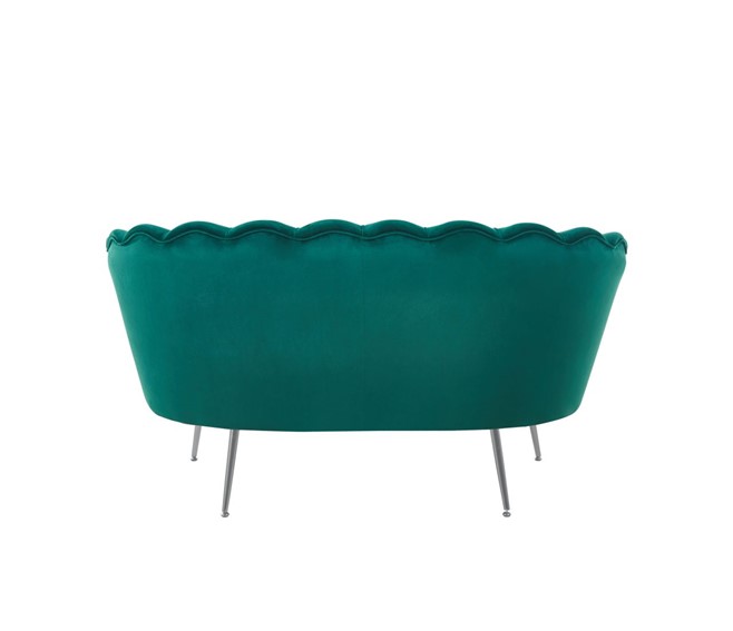 Sofa SF1-FX Zielony/Chrom