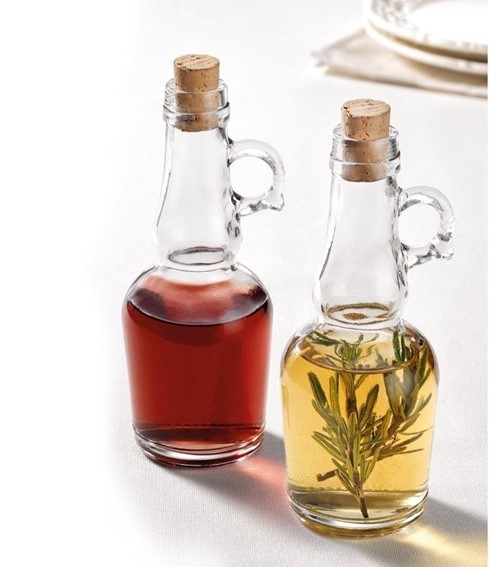 Zestaw do Oliwy i Octu z Korkiem Szklany