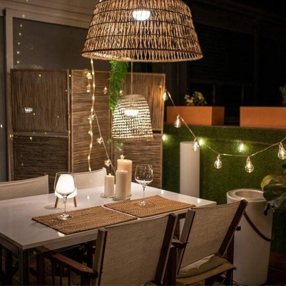 Lampa Wisząca AMALFI 50 INDOOR Naturalny