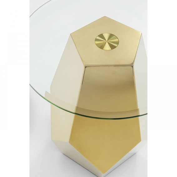 Stolik RICCHEZZA fi45 Złoty