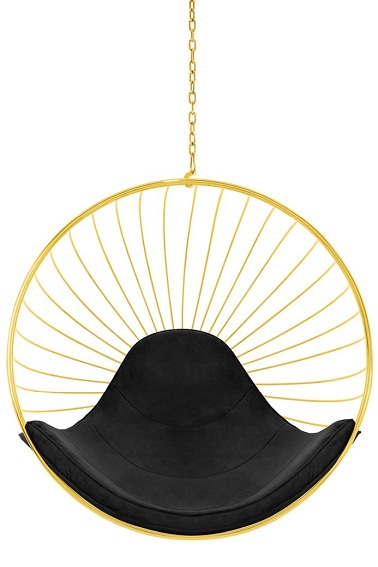 Fotel Wiszący GABBIA Złoty