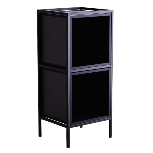 Regał SKAP BLACK 1R2 BOKS x2 Czarny