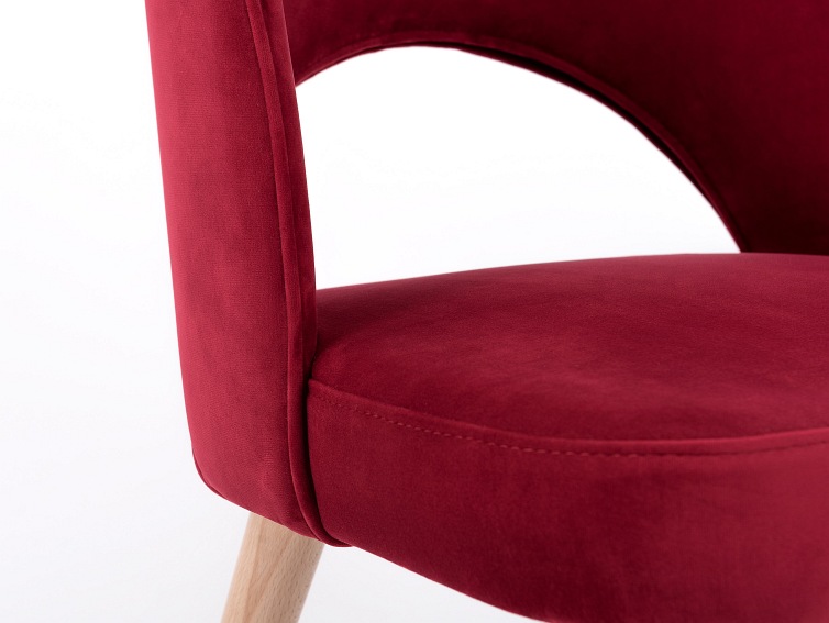 Krzesło Buko 45x50x85 Soczysta Żurawina/Naturalny