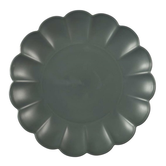 Talerz Deserowy IRIS 20,5cm Szary