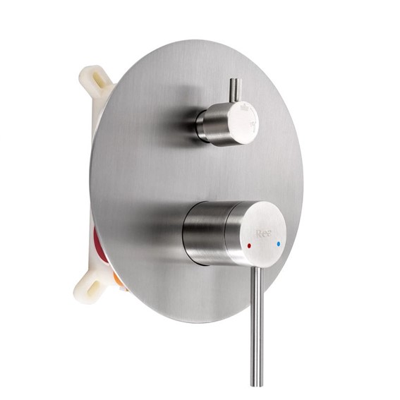 Zestaw Natryskowy FOSS CLIF Nikiel Szczotkowany