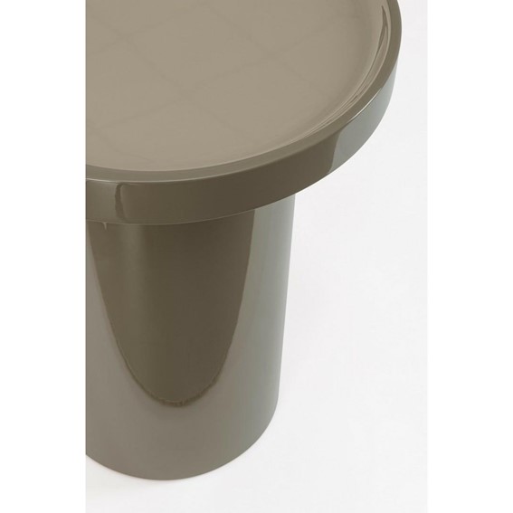 Stolik Kawowy OTILIA Fi40cm Brązowy